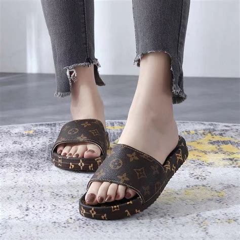 louis vuitton slippers for ladies|louis vuitton slides women.